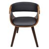 vidaXL Dining Chair Bent Wood and Faux Leather