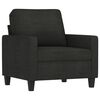 vidaXL Sofa Chair Black 60 cm Fabric