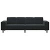 vidaXL Sofa Set Black Velvet