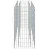 vidaXL Gabion Raised Bed Galvanised Steel 180x50x100 cm