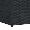 vidaXL Garden Storage Box Black 150x100x100 cm Poly Rattan
