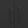 vidaXL Storage Cabinet Anthracite 80x35x101.5 cm Steel