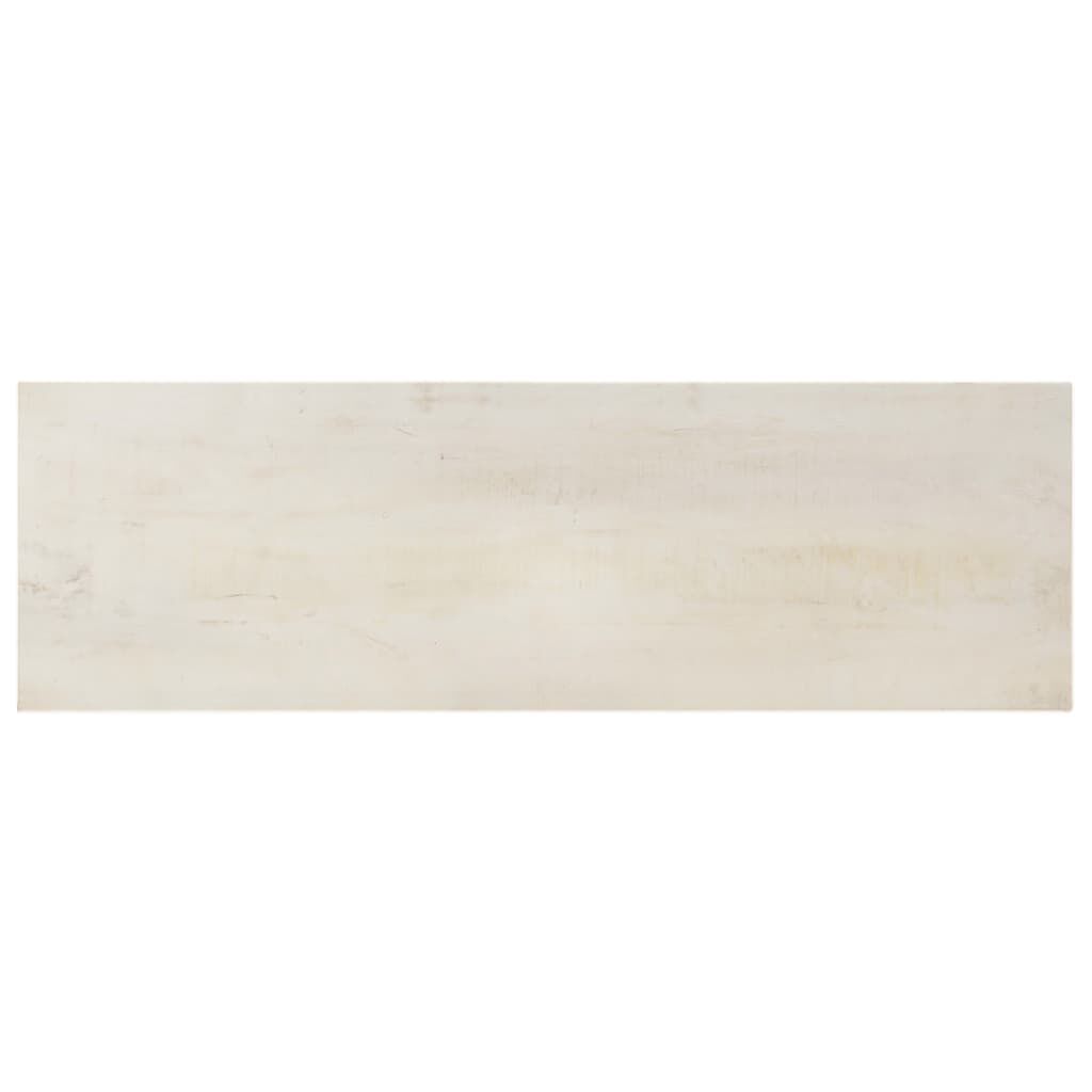 vidaXL Console Table White 115x35x77 cm Rough Mango Wood