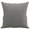 vidaXL Throw Pillows 2 pcs Dark Grey 40x40 cm Fabric