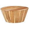 vidaXL Coffee Table Ø65x31 cm Solid Acacia Wood