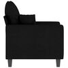 vidaXL Sofa Chair Black 60 cm Fabric