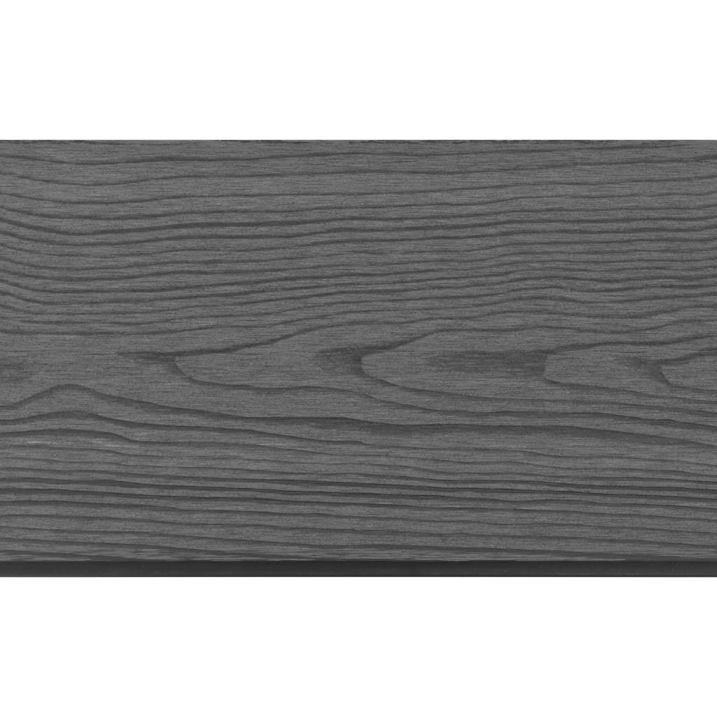 vidaXL Replacement Fence Boards 9 pcs WPC 170 cm Grey