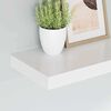 vidaXL Floating Wall Shelves 2 pcs White 40x23x3.8 cm MDF