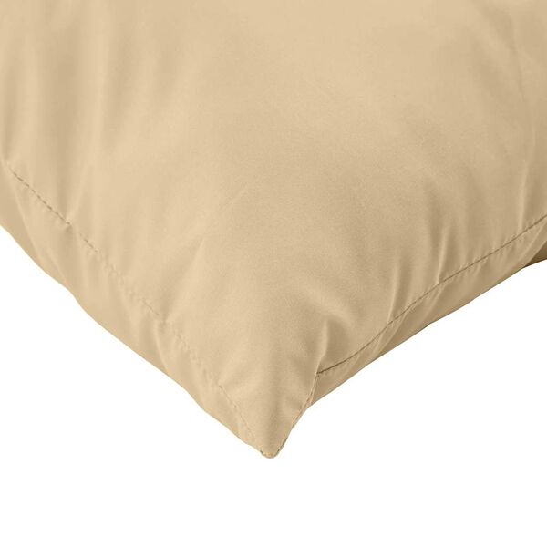 vidaXL Pallet Cushions 2 pcs Melange Beige Fabric