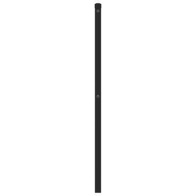 vidaXL Metal Headboard Black 100 cm