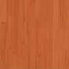 vidaXL Radiator Cover Wax Brown 108.5x19x84 cm Solid Wood Pine