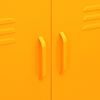 vidaXL Storage Cabinet Mustard Yellow 80x35x101.5 cm Steel