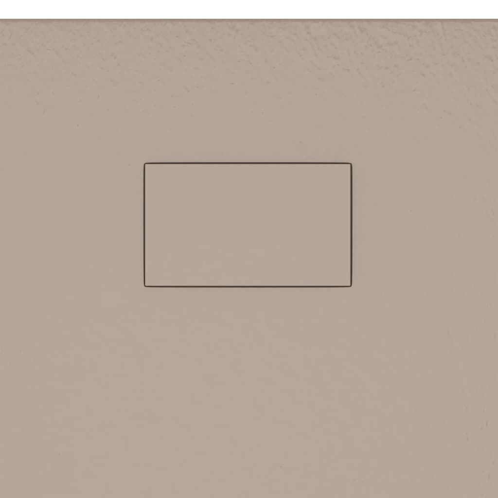 vidaXL Shower Base Tray SMC Brown 100x80 cm