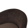 vidaXL Dog Sofa Brown 69x49x40 cm Plush and Faux Leather