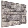 vidaXL 3D Wall Panels with Light Grey Brick Design 10 pcs EPS
