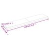vidaXL Wall Shelf Light Brown 140x30x(2-4) cm Treated Solid Wood Oak