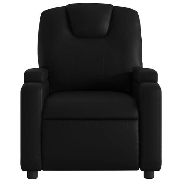 vidaXL Electric Recliner Chair Black Faux Leather