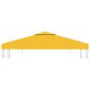 vidaXL 2-Tier Gazebo Top Cover 310 g/m² 3x3 m Yellow