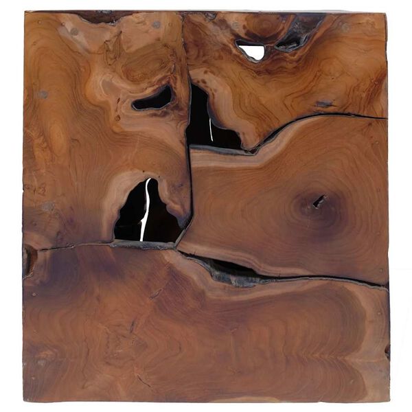 vidaXL Stool Brown 40x40x45 cm Solid Teak Wood