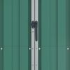 vidaXL Garden Shed Green 116x45x175 cm Galvanised Steel