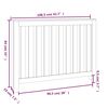 vidaXL Radiator Cover White 108.5x19x84 cm Solid Wood Pine