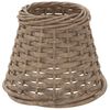 vidaXL Lamp Shade Brown &Oslash;15x12 cm Wicker