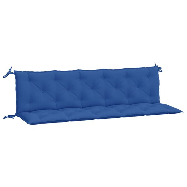 vidaXL Garden Bench Cushions 2pcs Blue 180x50x7cm Oxford Fabric