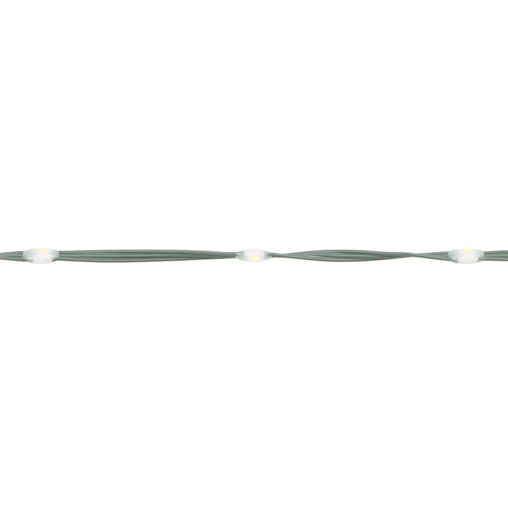 vidaXL LED Christmas Tree with Spikes 220 LEDs Warm White 180 cm