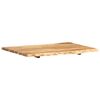 vidaXL Table Top Solid Acacia Wood 80x(50-60)x2.5 cm