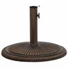vidaXL Umbrella Base Bronze 45x45x30 cm Cast Iron
