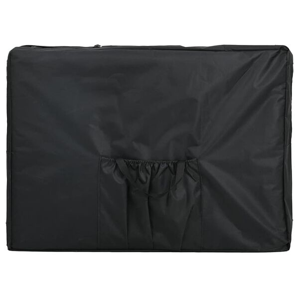 Blue Foldable Massage Table 4 Zones with Aluminium Frame