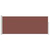 vidaXL Retractable Side Awning 120 x 300 cm Brown