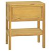 vidaXL Bathroom Cabinet 60x40x75 cm Solid Wood Teak