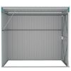 vidaXL Wall-mounted Garden Shed Green 118x194x178 cm Galvanised Steel