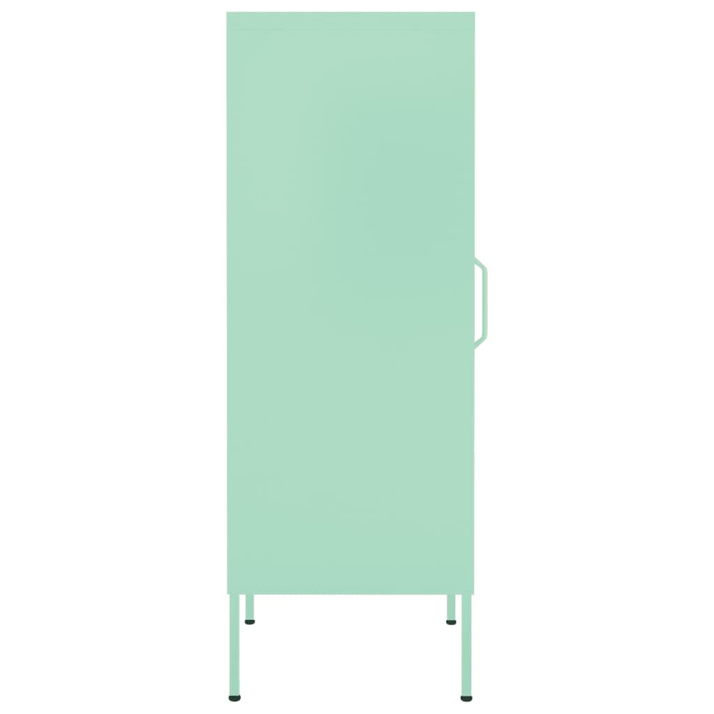 vidaXL Storage Cabinet Mint 42.5x35x101.5 cm Steel