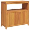 vidaXL Garden Console Table 80x35x75 cm Solid Wood Acacia