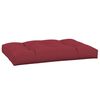 vidaXL Pallet Cushion Wine Red 120x80x12 cm Fabric