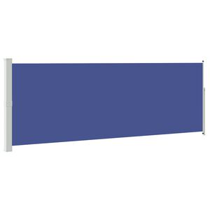 vidaXL Retractable Side Awning 160 x 500 cm Blue