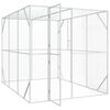 vidaXL Bird Cage Anthracite 210 x 304 x 213 cm Galvanised steel