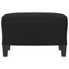 vidaXL Footstool Black 60x50x41 cm Faux Leather