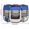 vidaXL Foldable Dog Playpen with Carrying Bag Blue 90x90x58 cm