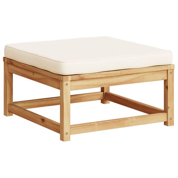 vidaXL 3 Piece Garden Lounge Set with Cushions Solid Wood Acacia