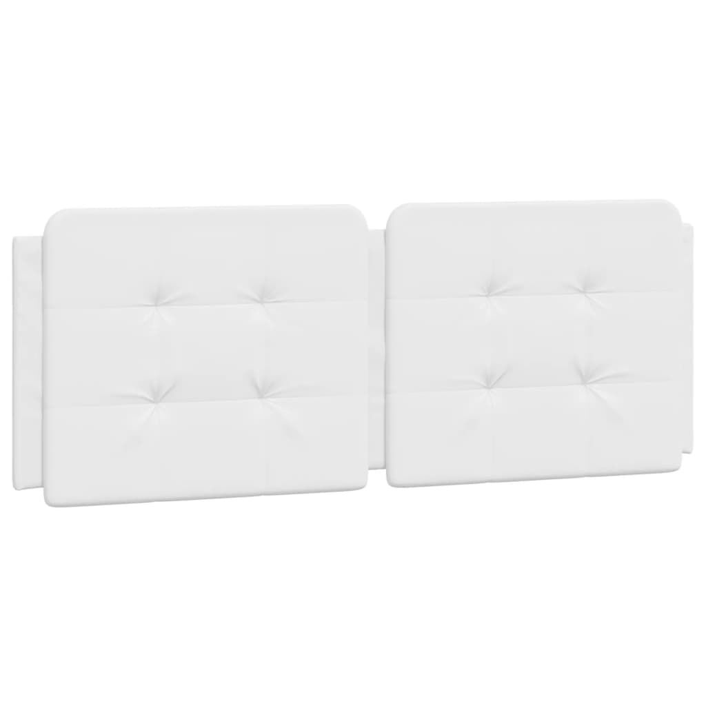 vidaXL Bed Frame without Mattress White 137x190 cm Faux Leather