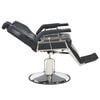 vidaXL Barber Chair Black 72x68x98 cm Faux Leather