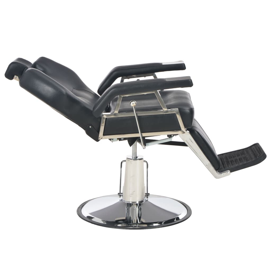vidaXL Barber Chair Black 72x68x98 cm Faux Leather