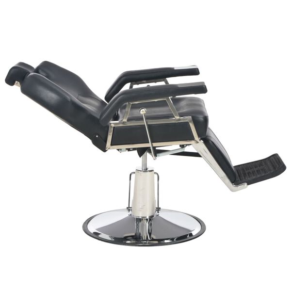 vidaXL Barber Chair Black 72x68x98 cm Faux Leather