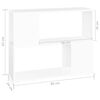 vidaXL TV Cabinet White 80x24x63 cm Engineered Wood