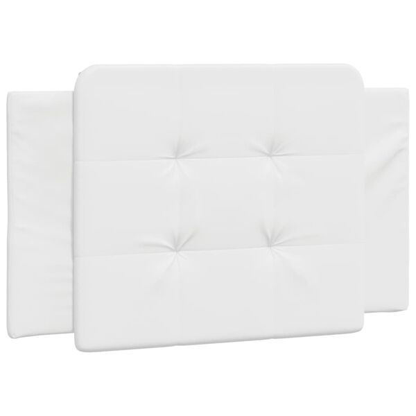 vidaXL Bed Frame without Mattress "Zadar" White 100x190 cm Faux Leather