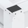vidaXL Washing Machine Pedestal with Drawer White