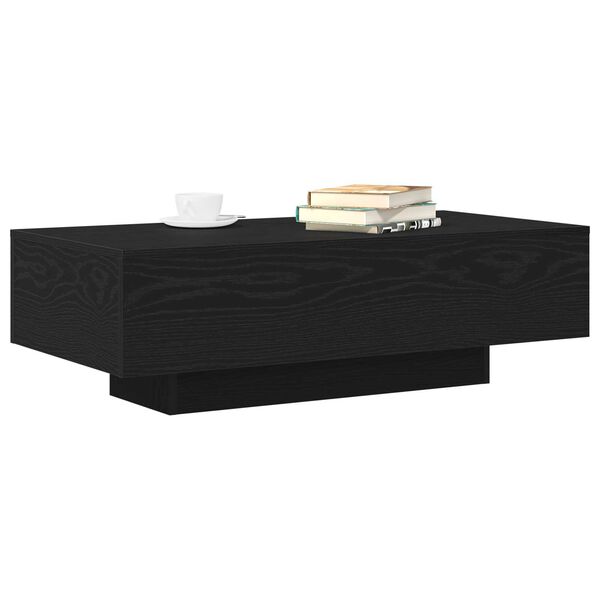 vidaXL Coffee Table Black Oak 100 x 49.5 x 31 cm Engineered Wood